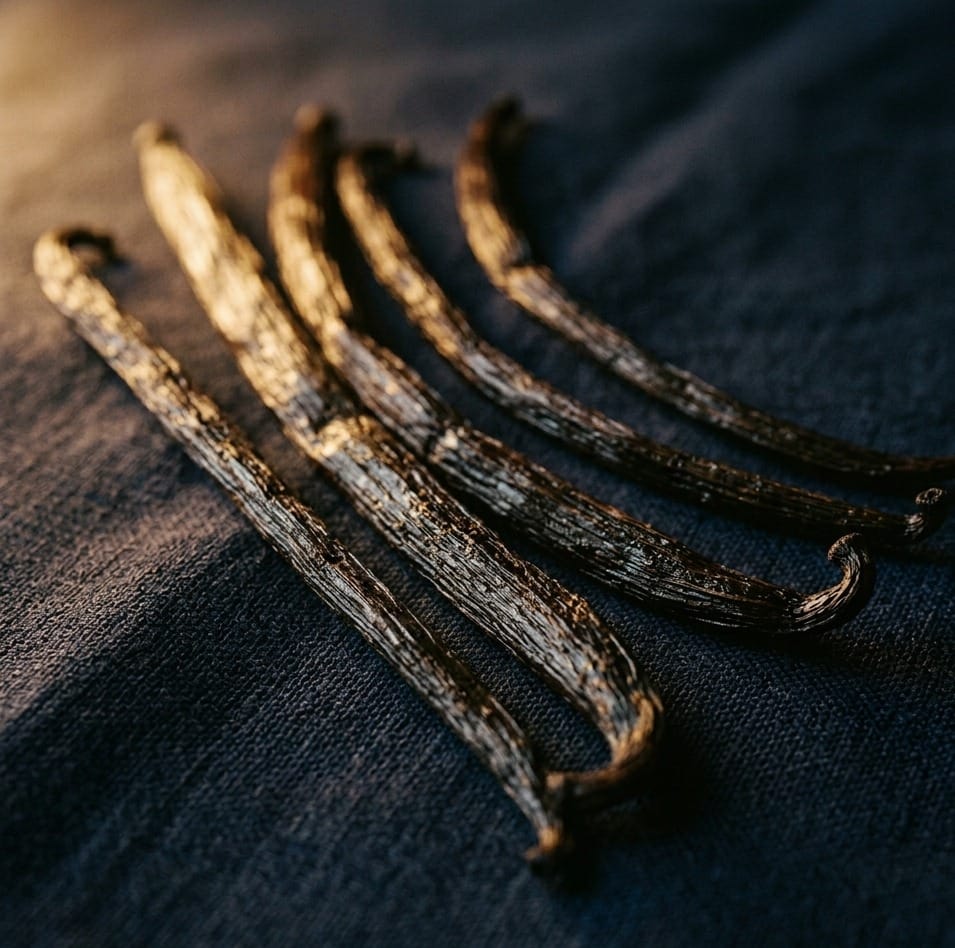 5 gousses de vanille noire Madagascar